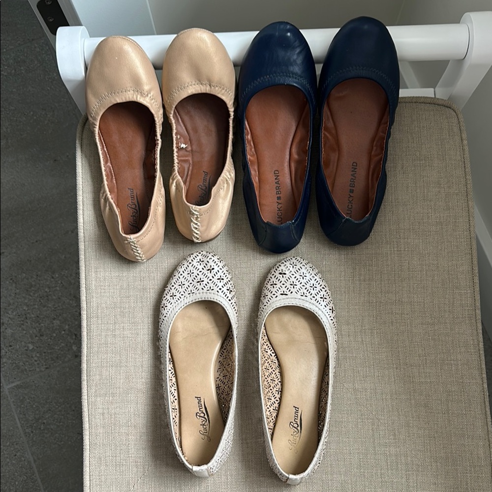 Lucky Brand ballet flats size women’s 6 1/2.